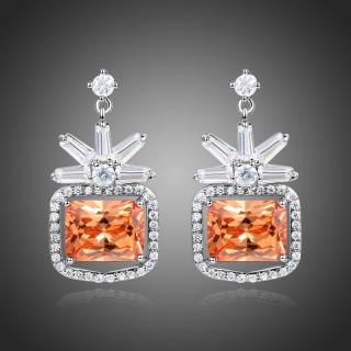 Victoria Filippi Náušnice Swarovski Elements Santloreina - Champagne E0358
