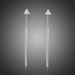 Victoria Filippi Náušnice Swarovski Elements Yara - Bílá/čirá E0340