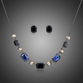 Victoria Filippi Souprava náhrdelníku a náušnic Swarovski Elements Giovanna - Barevná/více barev / 44 cm + 5 cm (prodloužení) SET0264