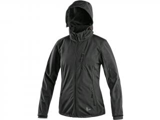 Dámská softshell bunda CXS DIGBY, černá Velikost oděvu: 4XL
