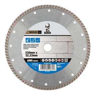 Diamantový kotouč ATLAS UNIVERSAL TURBO 230x3,2x22,23