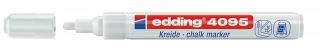 Edding 4095 křídový popisovač 10 ks Barva: Bílá