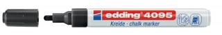 Edding 4095 křídový popisovač 10 ks Barva: Černá