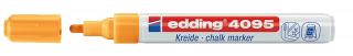 Edding 4095 křídový popisovač 10 ks Barva: Neon Oranžová