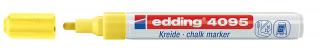 Edding 4095 křídový popisovač 10 ks Barva: Neon Žlutá
