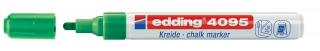 Edding 4095 křídový popisovač 10 ks Barva: Zelená