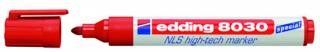 Edding 8030 high-tech NLS 10ks Barva: Červená