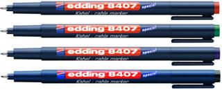 Edding 8407 popisovač na kabely, kulatý hrot 0.3mm, sada 4 ks