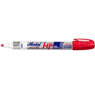 Lakový popisovač Markal Pro-Line HP 12 kusů Barva: Červená