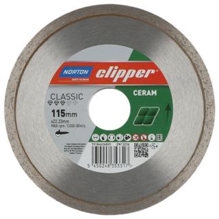NORTON CLIPPER CLASSIC CERAM 115x22,23