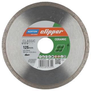 NORTON CLIPPER CLASSIC CERAM 125x22,23