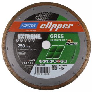 NORTON CLIPPER EXTREME GRES SILENCIO 250x25,4
