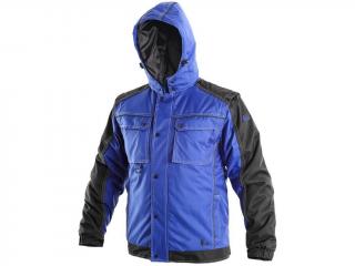 Pánská zimní bunda CXS IRVINE, modro-černá Velikost oděvu: 4XL