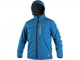 Pánská zimní bunda CXS STRETCH, softshell, modrá Velikost oděvu: XL