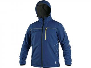 Pánská zimní bunda CXS STRETCH, softshell, tmavě modrá Velikost oděvu: XL