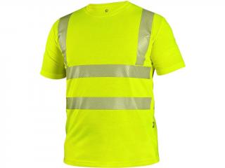 Pánské tričko CXS BANGOR, výstražné, žluté Velikost oděvu: 2XL