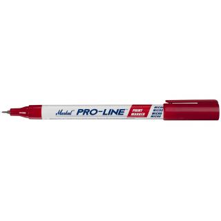 Popisovač Markal Pro-Line Micro 48 ks Barva: Červená