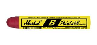 Popisovací tyčinka Markal Paintstik B 12 kusů Barva: Červená