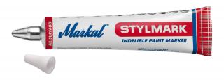 Průmyslový popisovač Markal Stylmark v tubě 2 mm 10ks Barva: Bílá