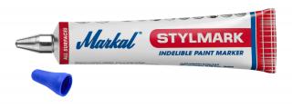 Průmyslový popisovač Markal Stylmark v tubě 2 mm 10ks Barva: Modrá