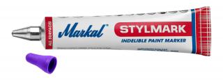 Průmyslový popisovač Markal Stylmark v tubě 3 mm 10ks Barva: Fialová