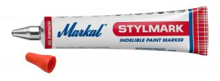 Průmyslový popisovač Markal Stylmark v tubě 3 mm 10ks Barva: Oranžová