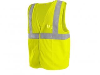 Vesta DORSET, výstražná, síťovaná, žlutá Velikost oděvu: 2XL/3XL