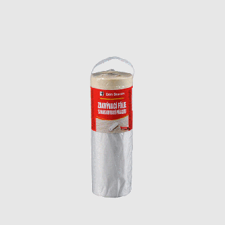 Zakrývací fólie s maskovací páskou Barva: Transparent, Šíře x Délka: 270 cm x 16 m  x 18 mm