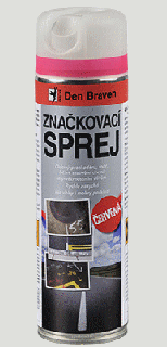 Značkovací sprej 500 ml Barva: Červená