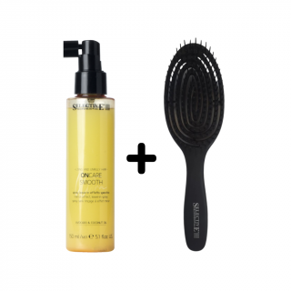 AKCE MĚSÍCE Bezoplachové ošetření ve spreji pro extrémní lesk a proti krepatění - ONCARE SMOOTH ULTRA 150 ml + kartáč ZDARMA