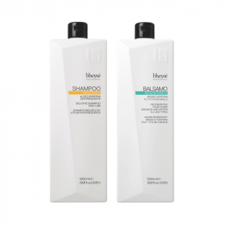 AKCE MĚSÍCE Bheysé jemný šampon 1000 ml - DELICATE SHAMPOO + regenerační kondicionér 1000 ml - REGENERATING CONDITIONER