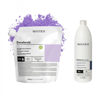 AKCE MĚSÍCE DECOLORVIT SCALP 500g + DECOLORVIT ACTIVE USE 6% 1 000 ml