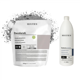 AKCE MĚSÍCE DECOLORVIT ULTRA 500g + DECOLORVIT ACTIVE USE 6% 1 000 ml