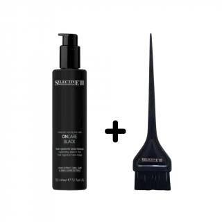 AKCE MĚSÍCE Regenerační fluid bez oplachování pro všechny typy vlasů - ONCARE BLACK - RESTRUCTURING CREAM 150 ml + ŠTĚTEC ZDARMA