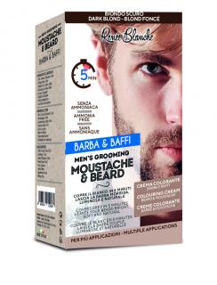 Barva na vousy a knír bez amoniaku - RENÉE BLANCHE - MOUSTACHE & BEARD Odstín: 6N TMAVÁ BLOND