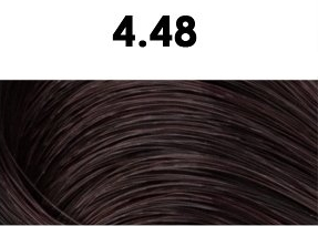 BHEYSÉ HAIR COLOR - Profesionální oxidační permanentní barva na vlasy s arganovým olejem a keratinem - PRO PROFESIONÁLY Odstín: 4.48 TOBACCO BROWN