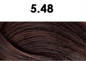 BHEYSÉ HAIR COLOR - Profesionální oxidační permanentní barva na vlasy s arganovým olejem a keratinem - PRO PROFESIONÁLY Odstín: 5.48 LIGHT TOBACCO…