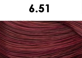 BHEYSÉ HAIR COLOR - Profesionální oxidační permanentní barva na vlasy s arganovým olejem a keratinem - PRO PROFESIONÁLY Odstín: 6.51 DARK SCARLET RED…