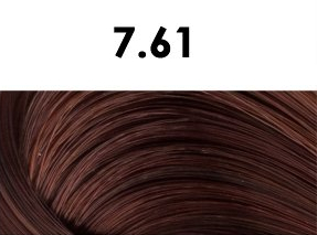 BHEYSÉ HAIR COLOR - Profesionální oxidační permanentní barva na vlasy s arganovým olejem a keratinem - PRO PROFESIONÁLY Odstín: 7.61 MAHOGANY BLONDE