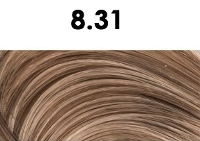 BHEYSÉ HAIR COLOR - Profesionální oxidační permanentní barva na vlasy s arganovým olejem a keratinem - PRO PROFESIONÁLY Odstín: 8.31 LIGHT SANDY…