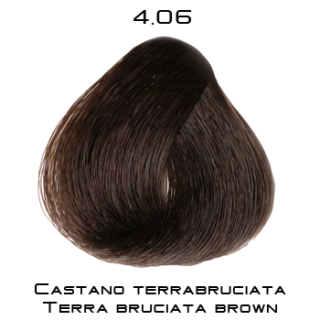 COLOREVO 100 ml - Profesionální oxidační krémová barva s ceraflux plus Odstín: 4,06
