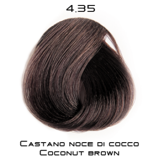 COLOREVO 100 ml - Profesionální oxidační krémová barva s ceraflux plus Odstín: 4,35