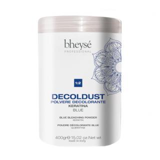 Kompaktní odbarvovací/melírovací prášek s vysokou zesvětlující silou - BHEYSÉ - DECOLDUST BLEACHING POWDER BLUE 400 g