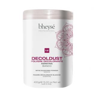 Kompaktní odbarvovací/melírovací prášek s vysokou zesvětlující silou - BHEYSÉ - DECOLDUST BLEACHING POWDER WHITE 400 g