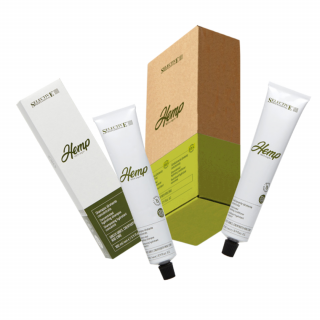 Konopná hydratační sada bez obsahu vody - HEMP WATERLESS KIT 100% vegan - konopný koncentrovaný šampon 100 ml + konopný koncentrovaný kondicionér 100…