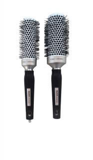 Sada Profesionální keramický vyhřívací kulatý kartáč na vlasy 44 mm + 34 mm - DUKO Professional UniBrush Ionic Ceramic