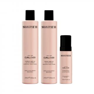 Výhodný set - péče pro kudrnaté vlasy - ONCARE CURLLOVER (šampon, kondicionér, pěna)