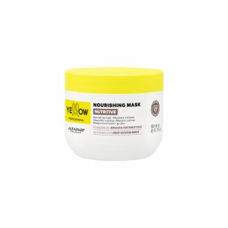 Vyživující maska pro extra suché a lámavé vlasy s arganovým a kokosovým olejem 300 ml - NUTRITIVE NOURISHING MASK - YELLOW PROFESSIONAL
