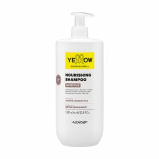 Vyživující šampon pro suché a lámavé vlasy s arganovým a kokosovým olejem 1000 ml - NUTRITIVE NOURISHING SHAMPOO - YELLOW PROFESSIONAL