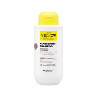 Vyživující šampon pro suché a lámavé vlasy s arganovým a kokosovým olejem 500 ml - NUTRITIVE NOURISHING SHAMPOO - YELLOW PROFESSIONAL